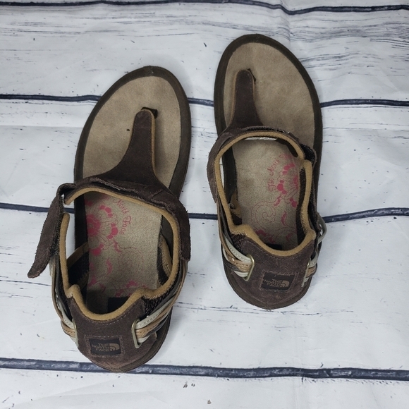 The North Face Brown Gladiator Thong Sandal Size 8 - Picture 2 of 7